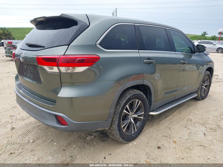 Vin: 5tdzarfh7ks059651, lot: 46323120, toyota highlander le 20194
