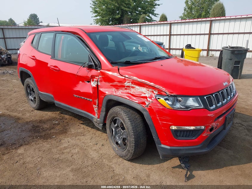 Vin: 3c4njdab3kt767552, lot: 46323140, jeep compass sport 4x4 2019 img_1
