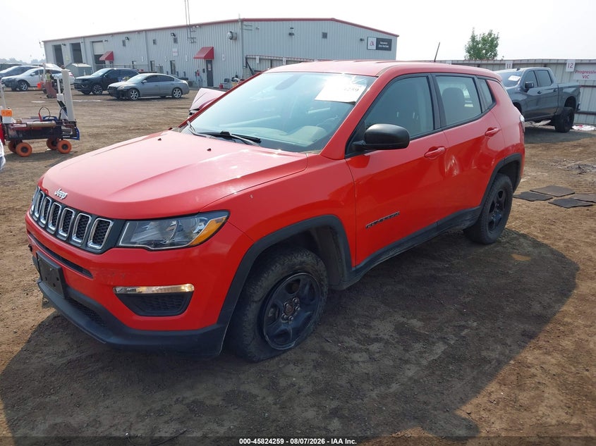 Vin: 3c4njdab3kt767552, lot: 46323140, jeep compass sport 4x4 20192