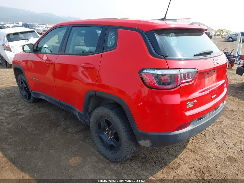 Vin: 3c4njdab3kt767552, lot: 46323140, jeep compass sport 4x4 20193