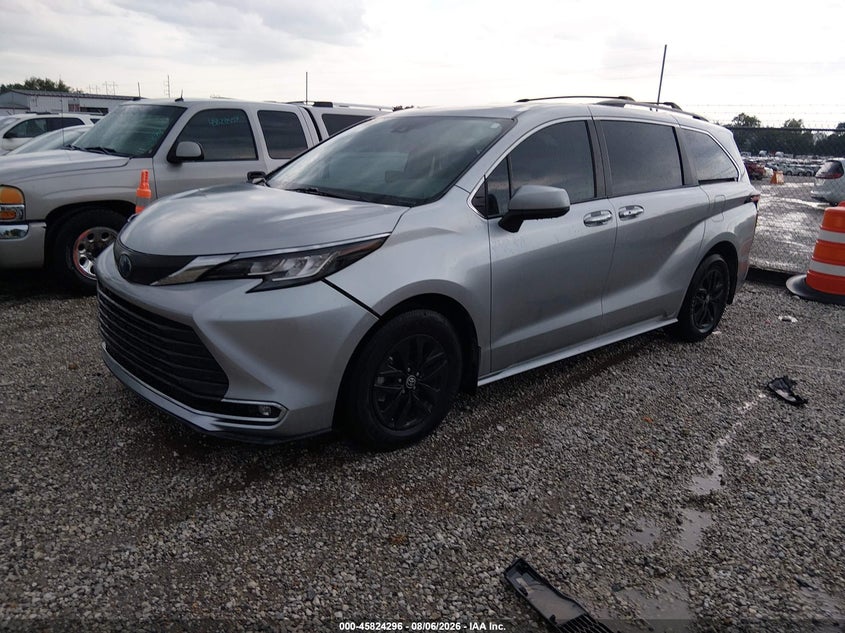 Vin: 5tdyrkec0ns106959, lot: 46323176, toyota sienna xle 20222