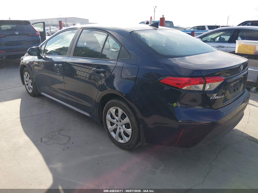 Vin: 5yfb4mde3sp256281, lot: 46323192, toyota corolla le 20253