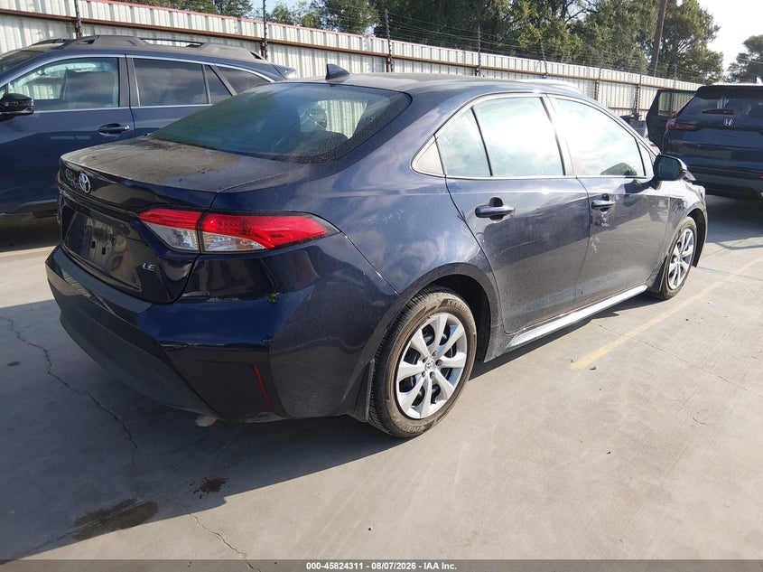 Vin: 5yfb4mde3sp256281, lot: 46323192, toyota corolla le 20254