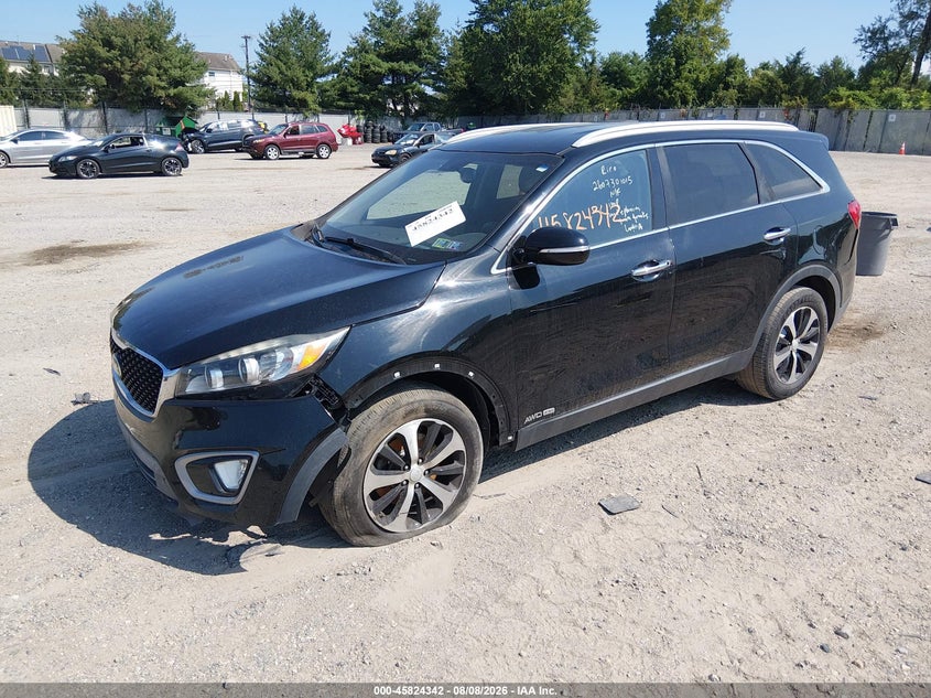 Vin: 5xyphda58gg182236, lot: 46323223, kia sorento 3.3l ex 20162