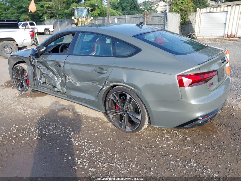 Vin: wauc4cf58sa017015, lot: 46323231, audi s5 sportback premium tfsi quattro tiptronic 20253