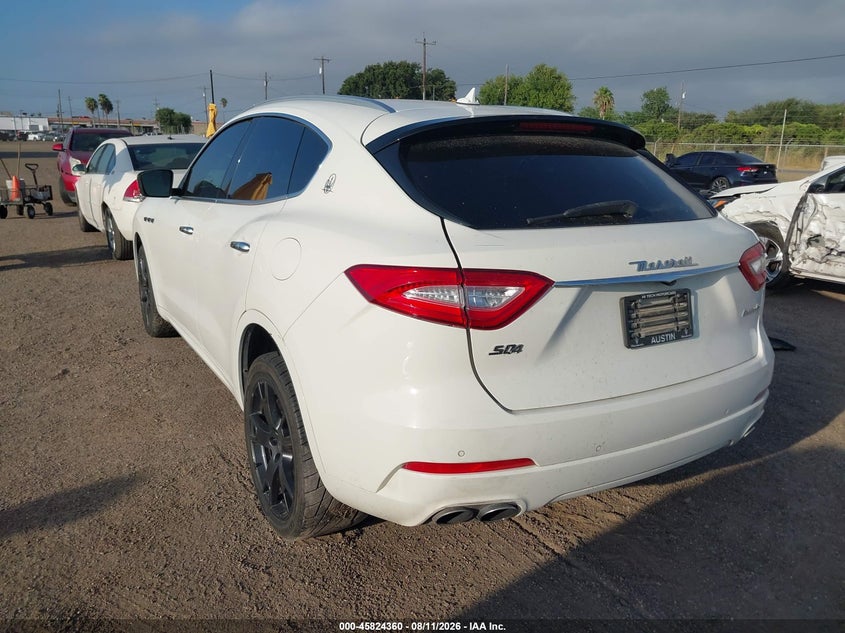 Vin: zn661yua6kx308243, lot: 46323241, maserati levante s 20193