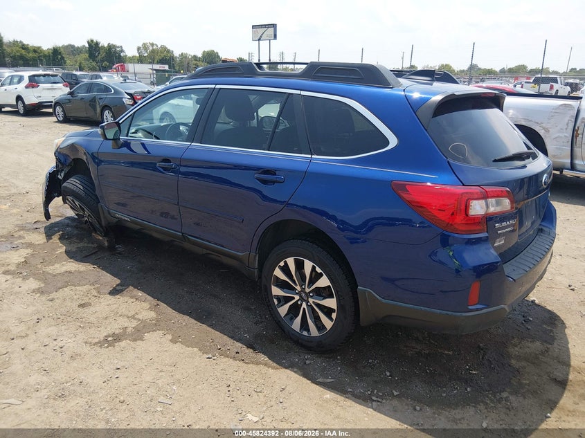 Vin: 4s4bsanc3g3331977, lot: 46323273, subaru outback 2.5i limited 20163