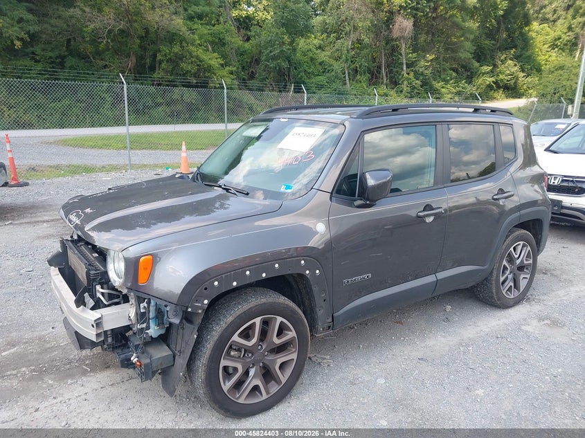 2017 Jeep Renegade, Удар спереди, IAAI, VIN ZACCJBBBXHPF27201 — фото 2
