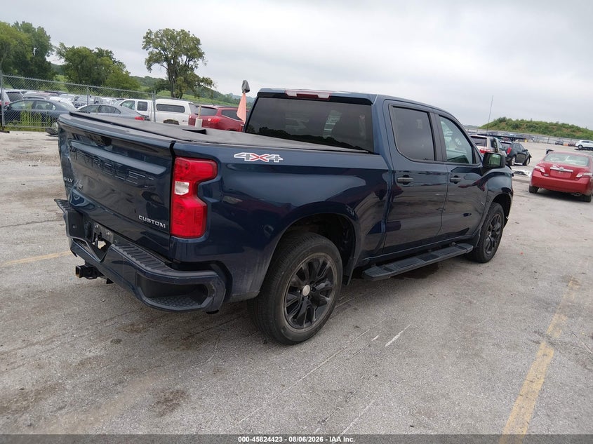 Vin: 1gcpdbek4nz523159, lot: 46323304, chevrolet silverado 1500 4wd  short bed custom 20224