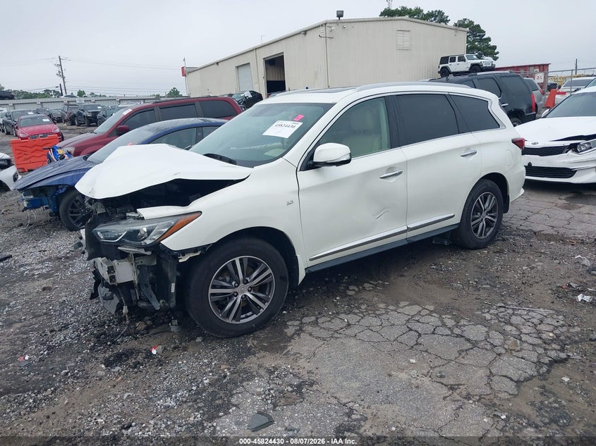 Vin: 5n1dl0mm5jc508417, lot: 46323311, infiniti qx60 20182