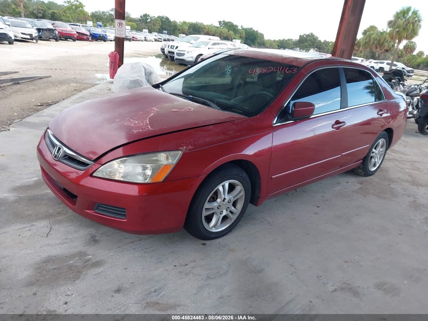 2007 Honda Accord, Обычный износ, IAAI, VIN 1HGCM56757A148587 — фото 2