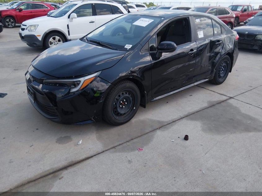 Vin: jtdbcmfe2t3141519, lot: 46323357, toyota corolla hybrid hybrid le 20262