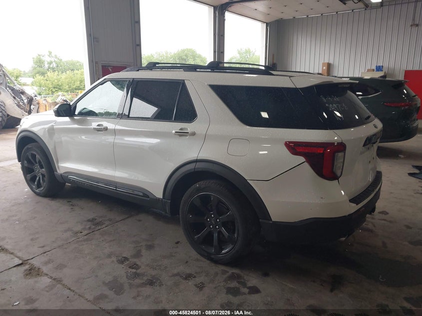 Vin: 1fmsk8kh5ngb80087, lot: 46323382, ford explorer st-line 20223