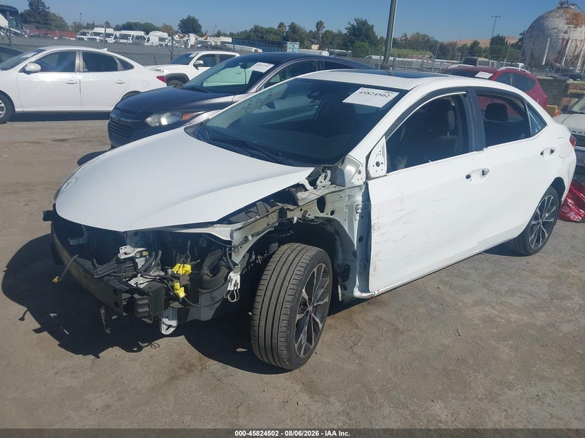 Vin: 2t1burhe8hc785810, lot: 46323383, toyota corolla xse 20172