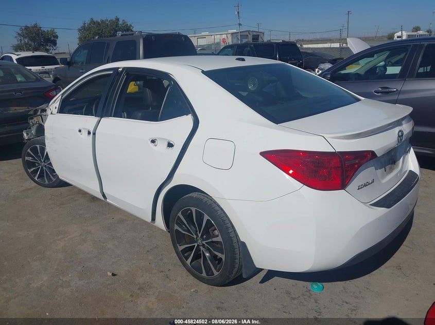 Vin: 2t1burhe8hc785810, lot: 46323383, toyota corolla xse 20173