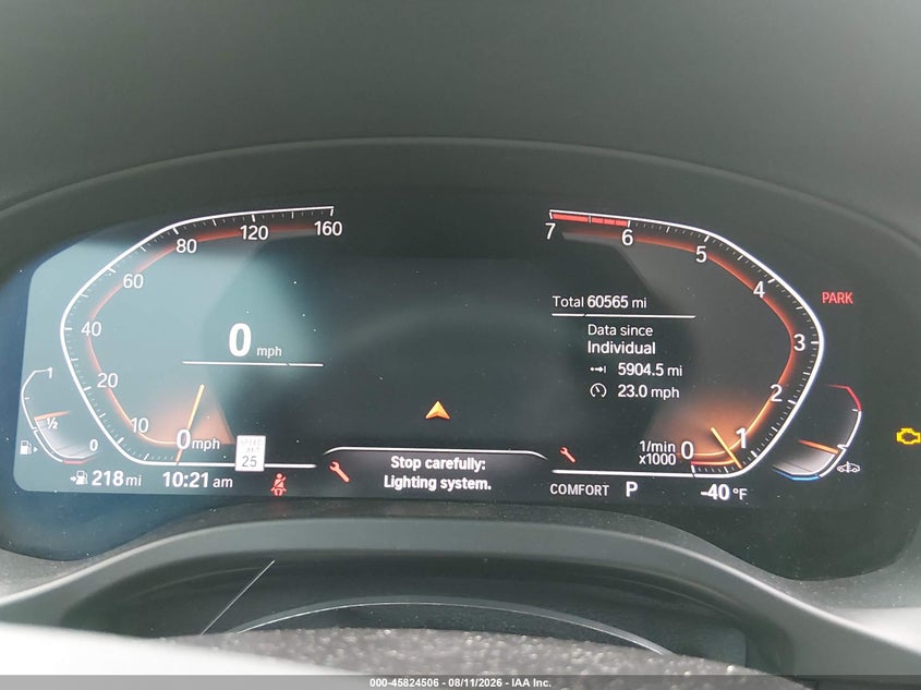 BMW X3 2021 VIN 5UXTY5C00M9E77044