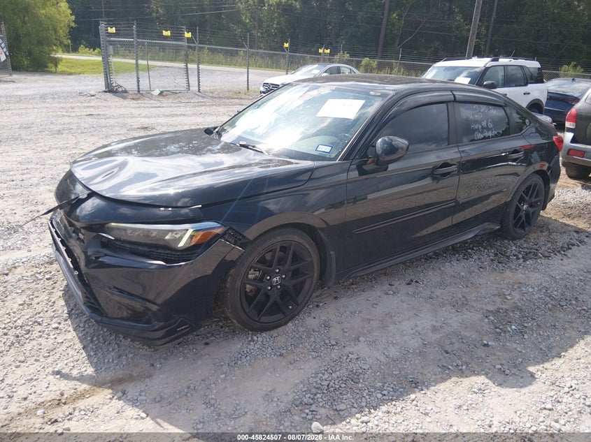 Vin: 2hgfe1e57nh474456, lot: 46323388, honda civic si sedan 20222