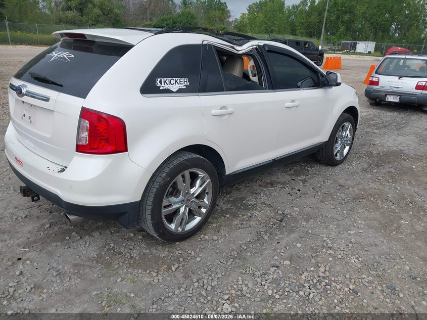 Vin: 2fmdk4kc4bba41805, lot: 46323391, ford edge limited 20114