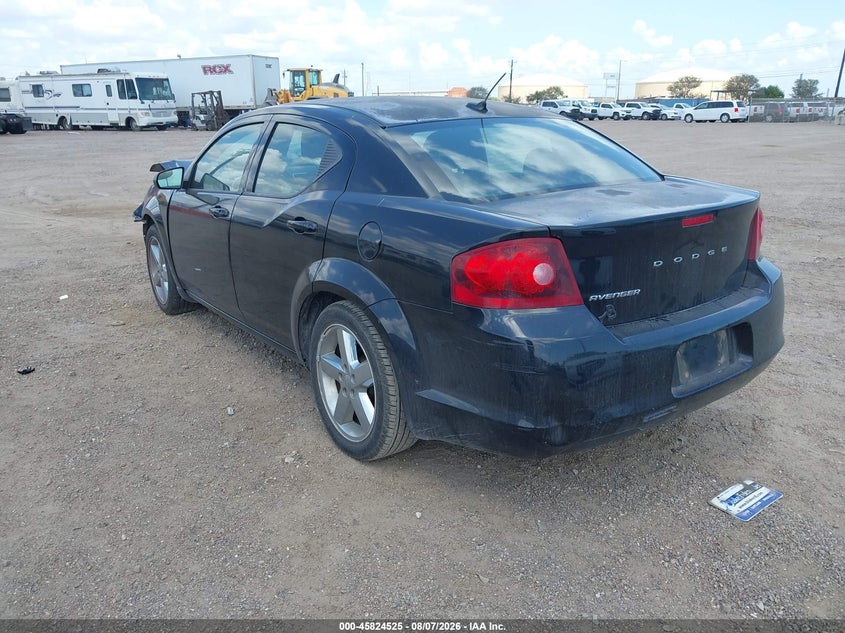 Vin: 1c3cdzab1dn617698, lot: 46323406, dodge avenger se 20133