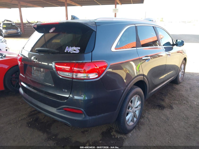 Vin: 5xypg4a58jg370779, lot: 46323411, kia sorento 3.3l lx 20184