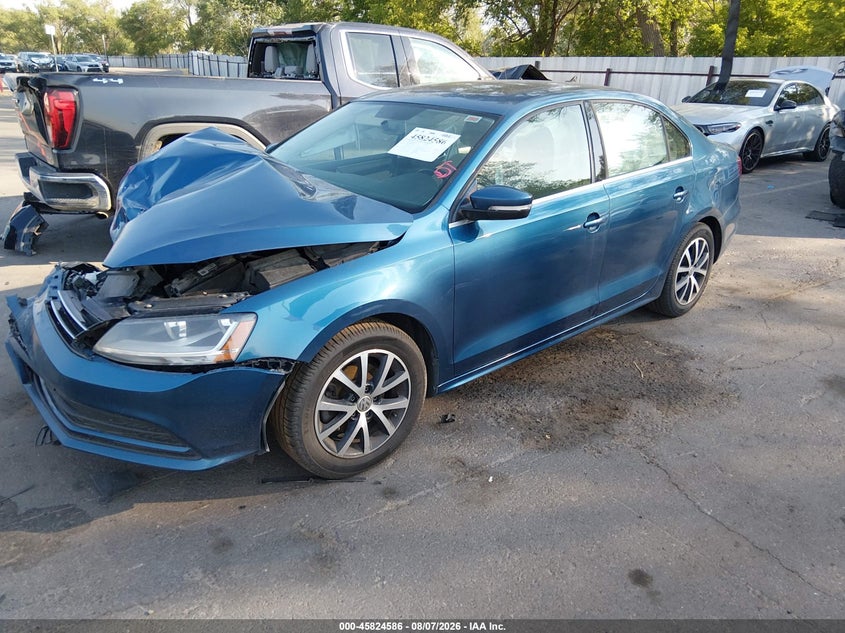 Vin: 3vwdb7aj6hm412439, lot: 46323467, volkswagen jetta 1.4t se 20172