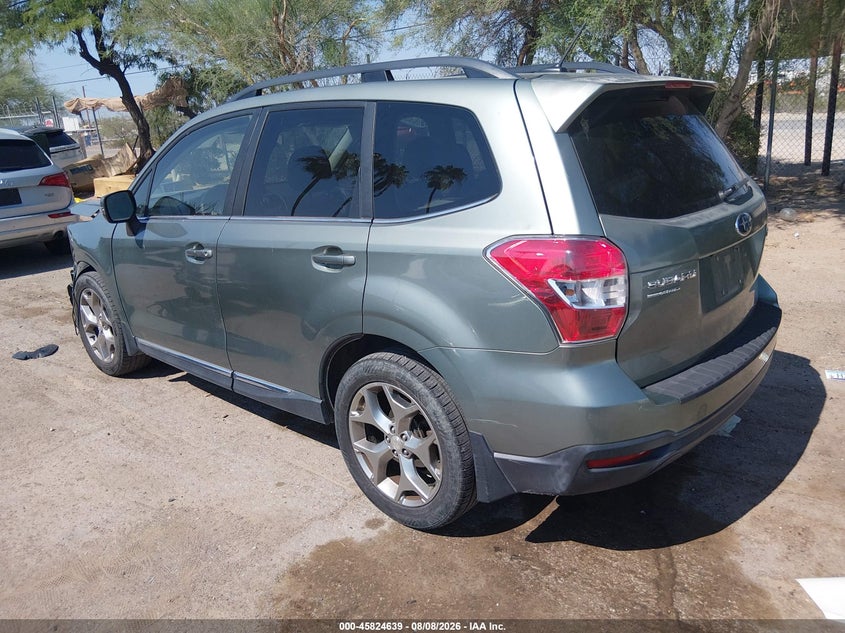 Vin: jf2sjauc3fh425465, lot: 46323521, subaru forester 2.5i touring 20153