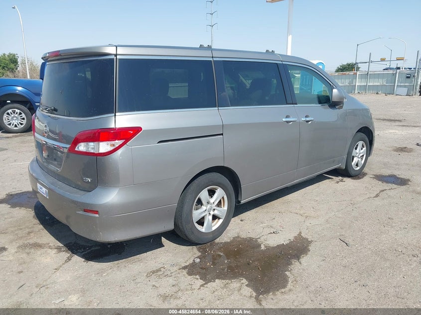 Vin: jn8ae2kp6d9070362, lot: 46323535, nissan quest sv 20134