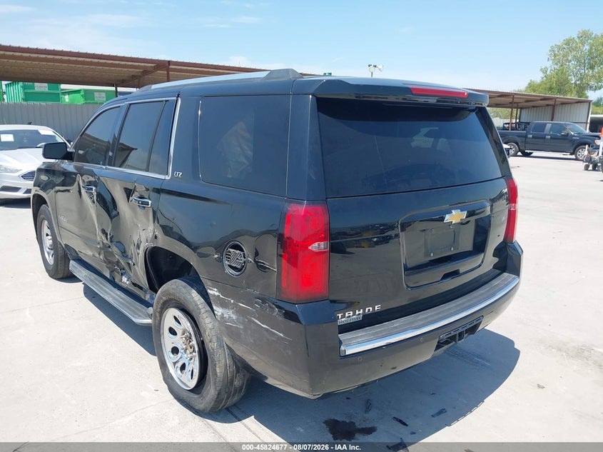 Vin: 1gnscckc3fr700339, lot: 46323558, chevrolet tahoe ltz 20153