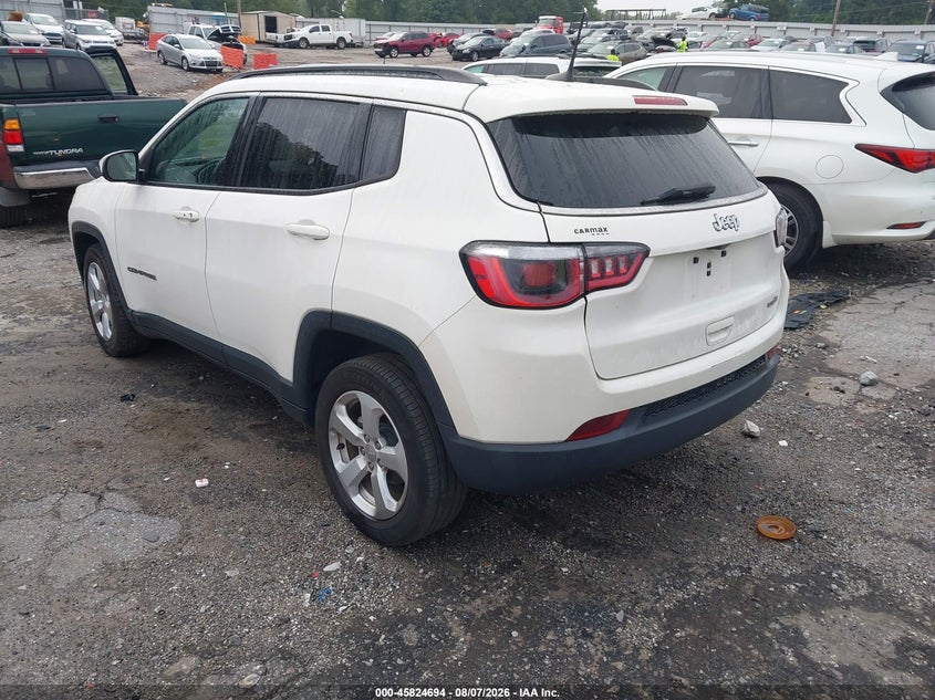 Vin: 3c4njcbb7lt162489, lot: 46323575, jeep compass latitude fwd 20203