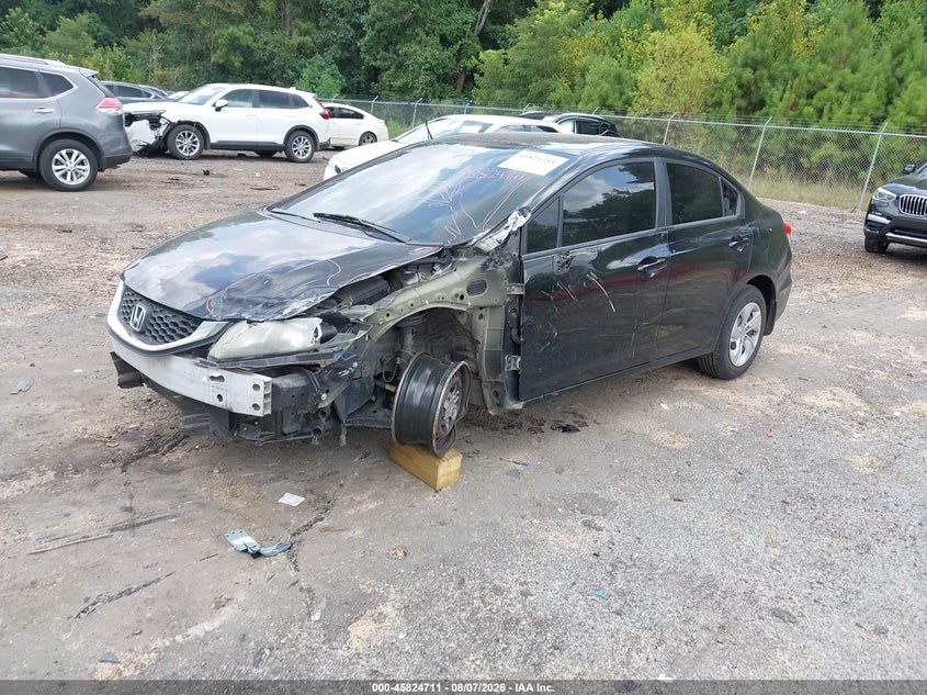 Vin: 2hgfb2f52dh564786, lot: 46323592, honda civic lx 20132