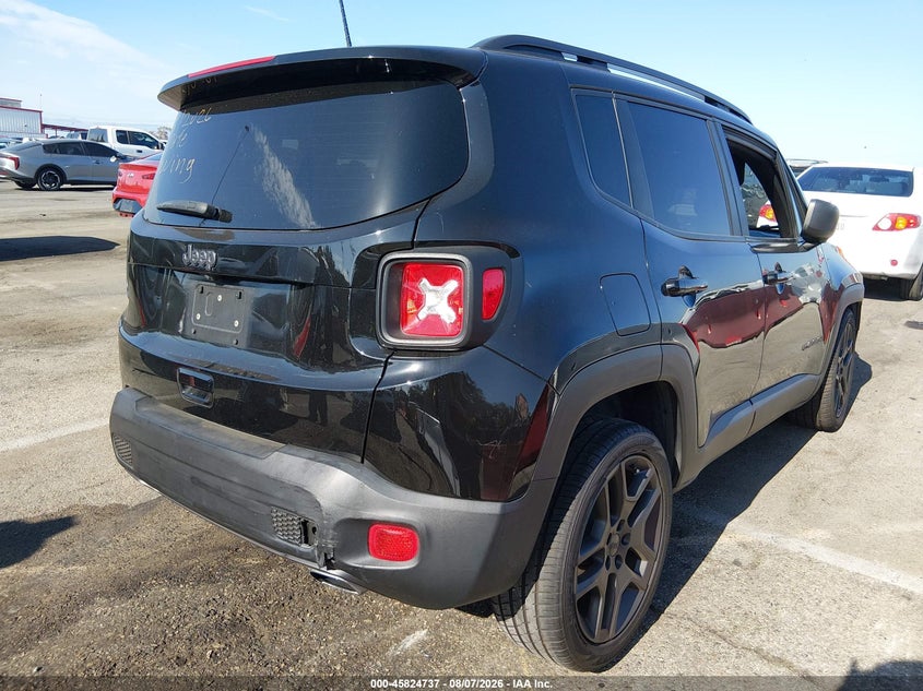 Vin: zacnjcbb8mpm26941, lot: 46323618, jeep renegade latitude fwd 20214