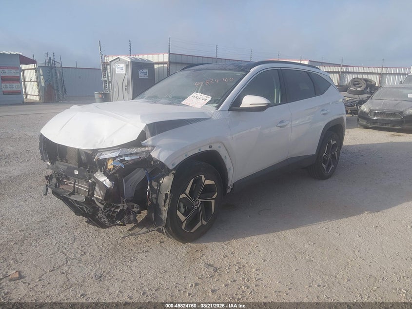 Vin: km8jfca10pu123887, lot: 46323641, hyundai tucson hybrid sel convenience 20232