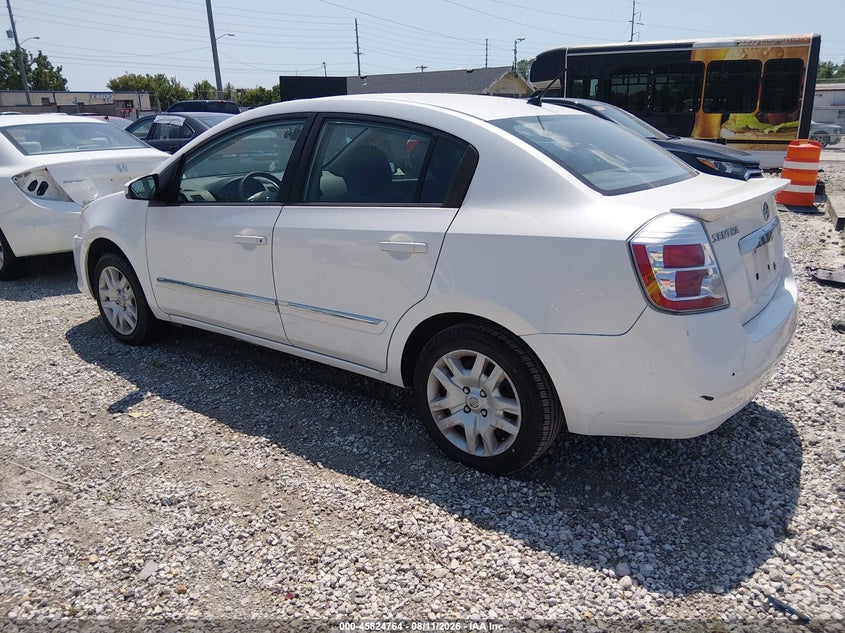 2011 NISSAN SENTRA SEDAN 2.0L I-4 DOHC, VVT, 140HP