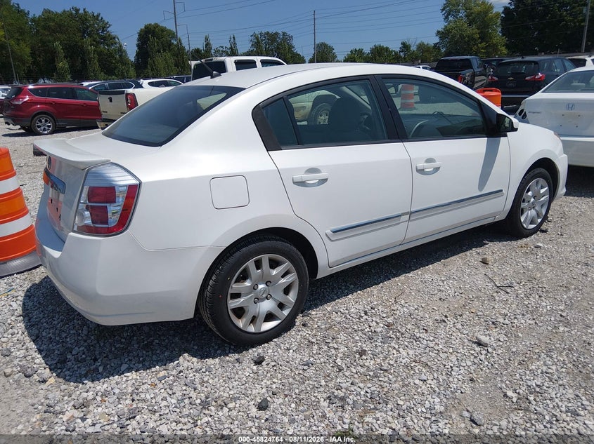 2011 NISSAN SENTRA SEDAN 2.0L I-4 DOHC, VVT, 140HP