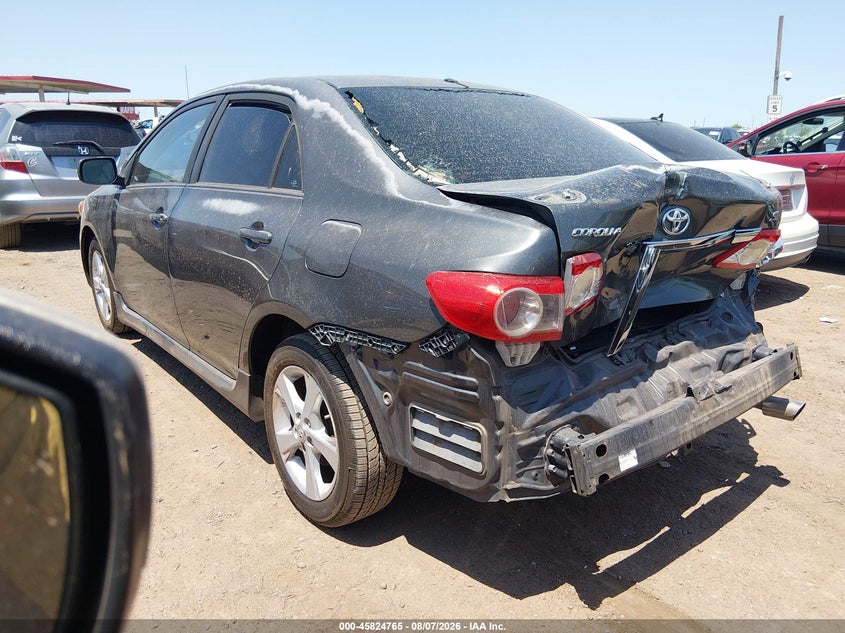 Vin: 2t1bu4ee3dc006895, lot: 46323646, toyota corolla s 20133
