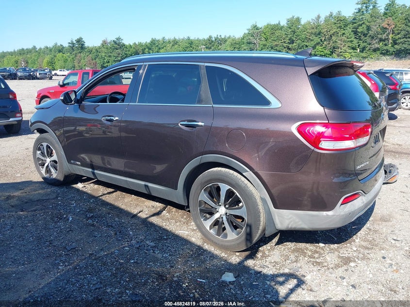 Vin: 5xyphda51gg148526, lot: 46323700, kia sorento 3.3l ex 20163