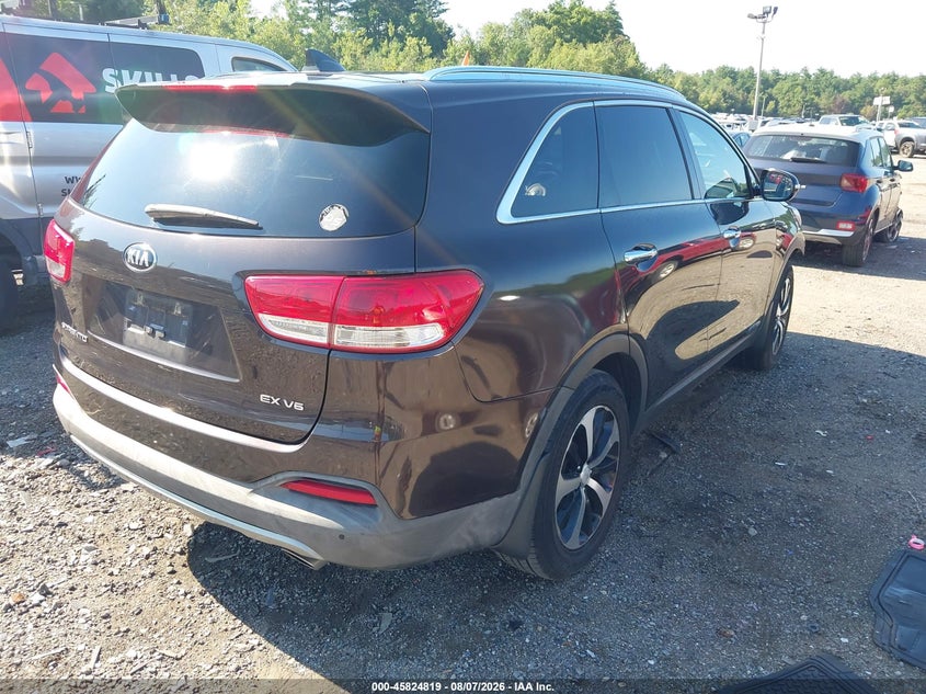 Vin: 5xyphda51gg148526, lot: 46323700, kia sorento 3.3l ex 20164