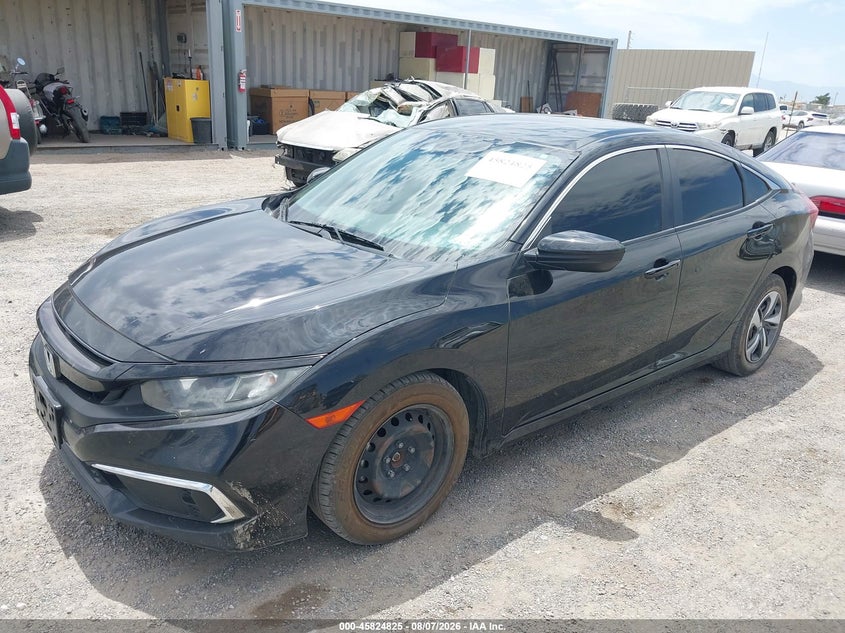 Vin: 2hgfc2f62lh524552, lot: 46323706, honda civic lx 20202