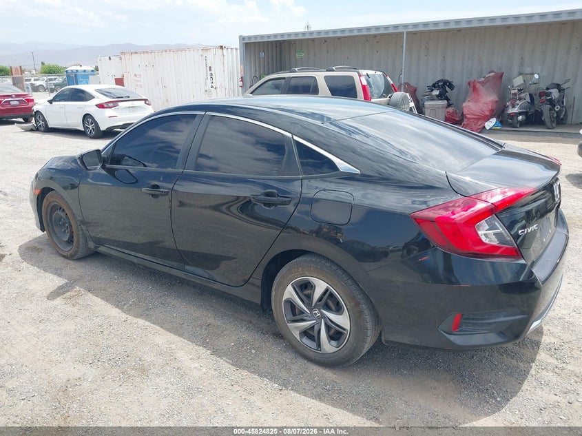 Vin: 2hgfc2f62lh524552, lot: 46323706, honda civic lx 20203