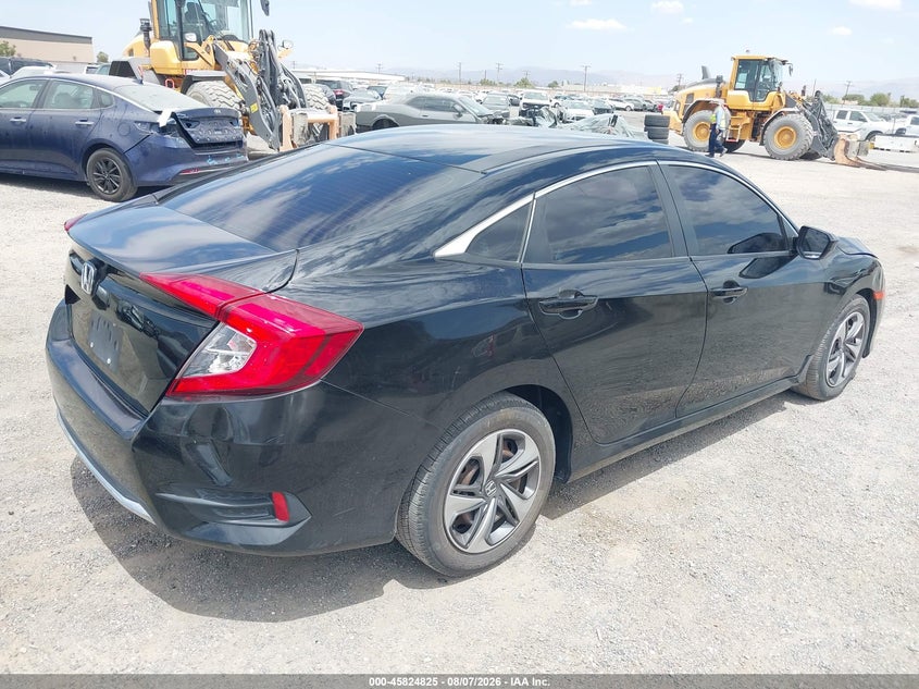 Vin: 2hgfc2f62lh524552, lot: 46323706, honda civic lx 20204