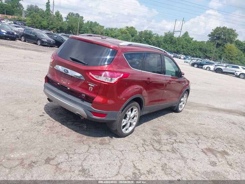 Vin: 1fmcu9jx7fub15273, lot: 46323716, ford escape titanium 20154
