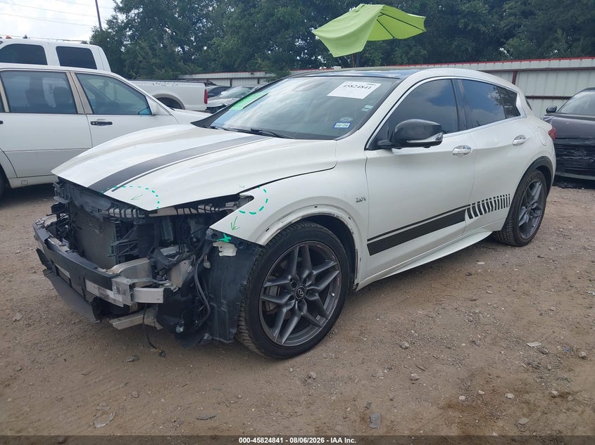 Vin: sjkch5cp8ha031043, lot: 46323722, infiniti qx30 sport 20172