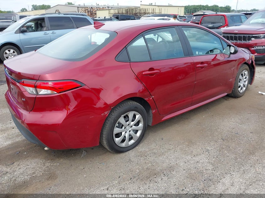 Vin: 5yfb4mde9tp410333, lot: 46323724, toyota corolla le 20264