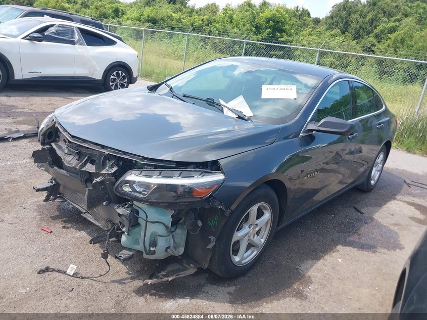 Vin: 1g1zb5st5hf208771, lot: 46323765, chevrolet malibu ls 20172