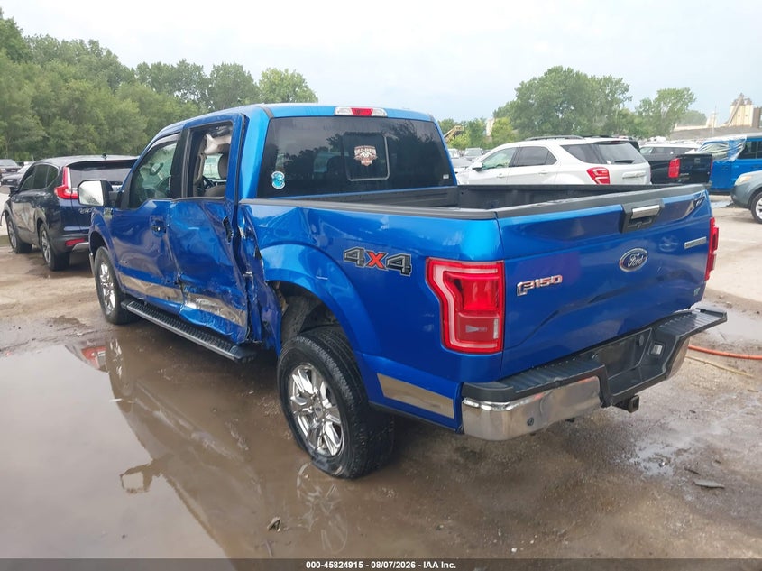 Vin: 1ftew1eg1gke23877, lot: 46323796, ford f-150 xlt 20163