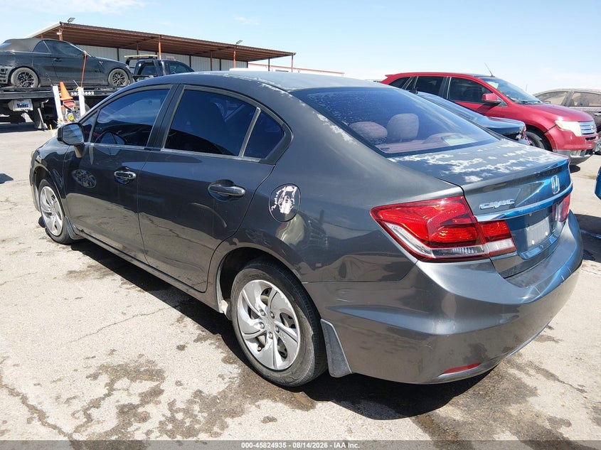 2013 HONDA CIVIC SEDAN 1.8L I-4 VVT, 140HP