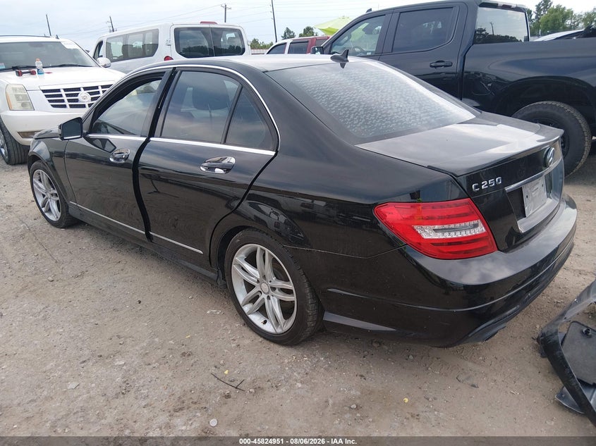 Vin: wddgf4hb7er312254, lot: 46323832, mercedes-benz c 250 sport 20143