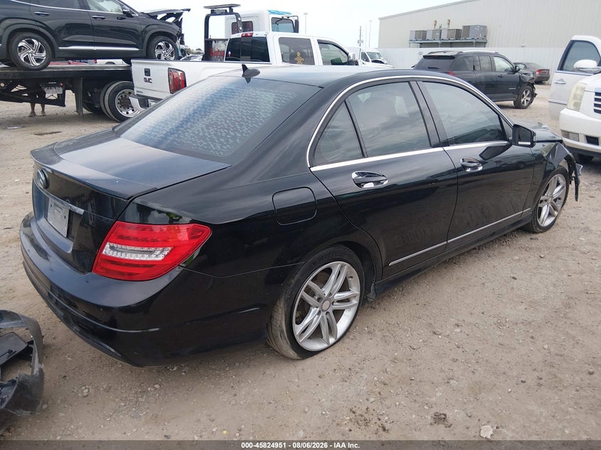 Vin: wddgf4hb7er312254, lot: 46323832, mercedes-benz c 250 sport 20144