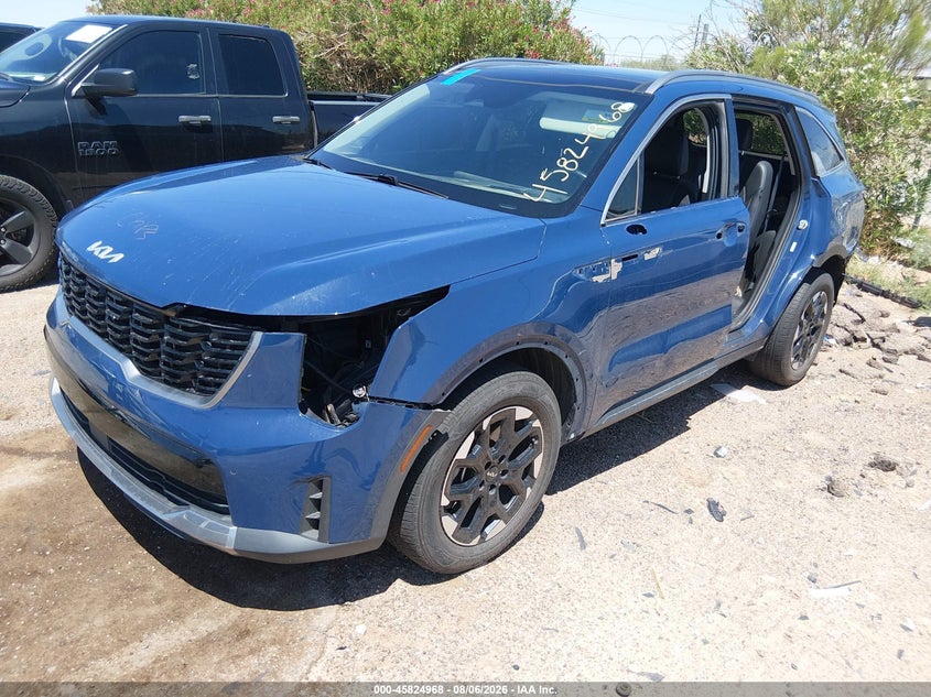 Vin: 5xyrl4jc2rg282583, lot: 46323849, kia sorento s 20242