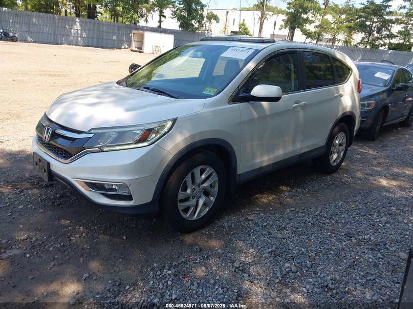 Vin: 5j6rm4h53fl073013, lot: 46323852, honda cr-v ex 20152